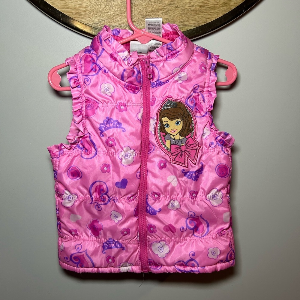 Disney Pink Princess Vest for Kids (Sofia the First)